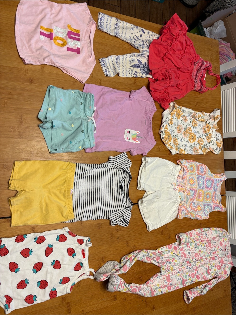 Matching Sets Outfits Bundle, Multicolor Girl 12-18 Months